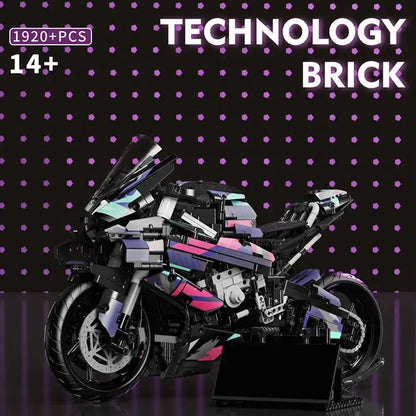 Kbox 1920-Piece Motorcycle Racing Building Block Model 88015H 1920PCS / United States