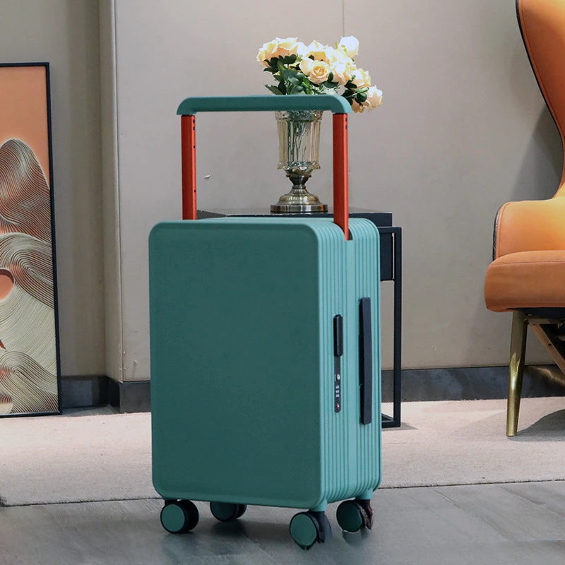 Fashion Width Draw-Bar Luggage Universal Wheel