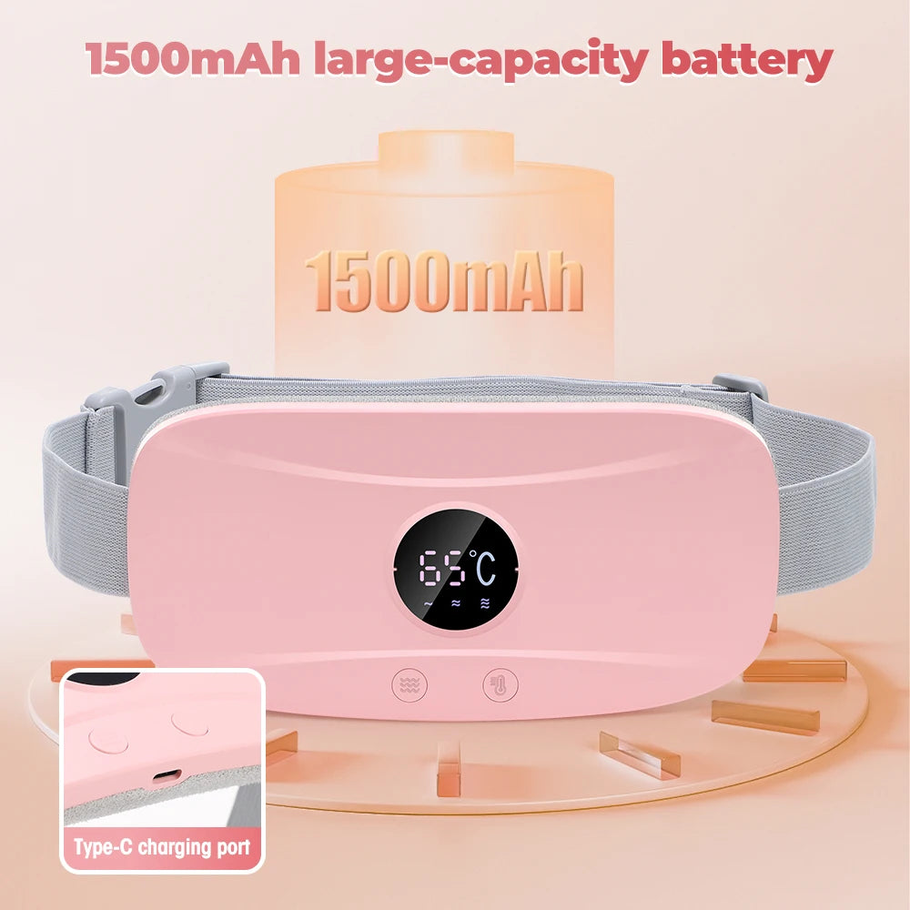 Electric Period Cramp Relief Massager with Heating Pad
