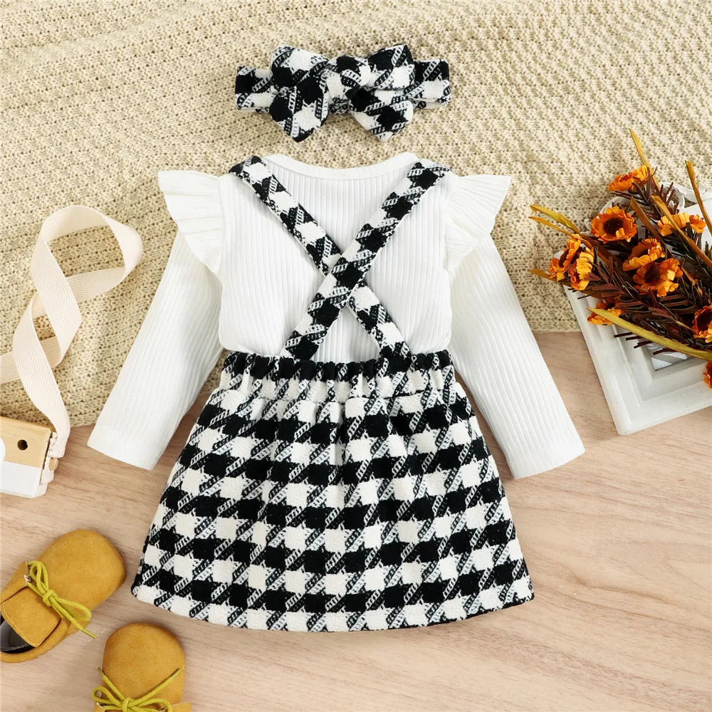 Autumn Winter Toddler Kids Clothes Girls Ruffles Long Sleeve