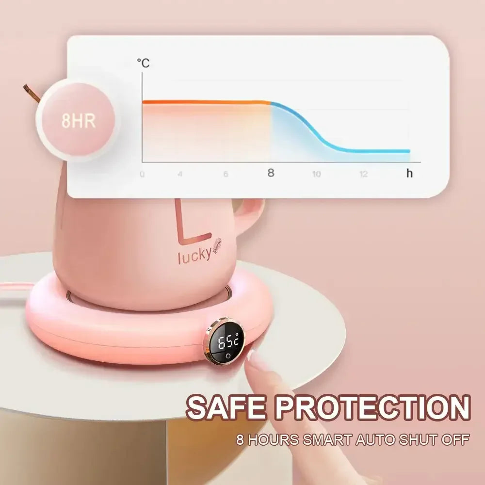 Electric Mug Warmer Pink(no cup)
