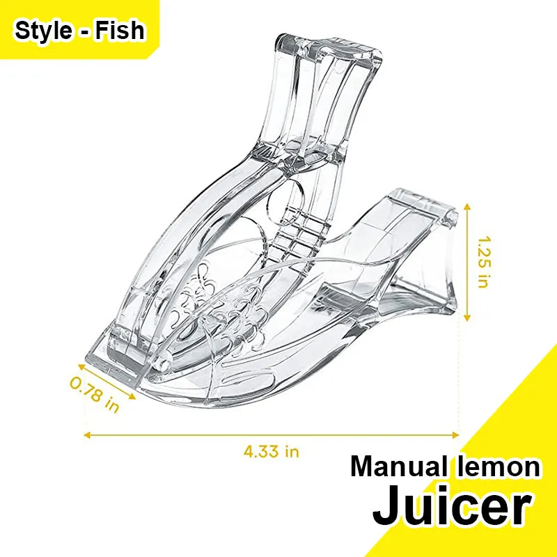 Acrylic Manual Lemon Slice Squeezer