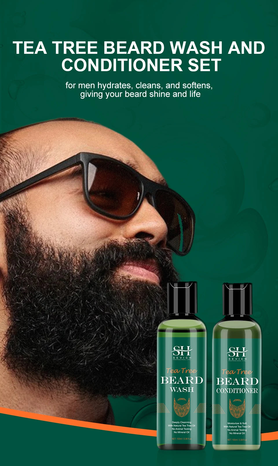 Beard Growth Kit For Men Nourishing Moisturizing Moustache