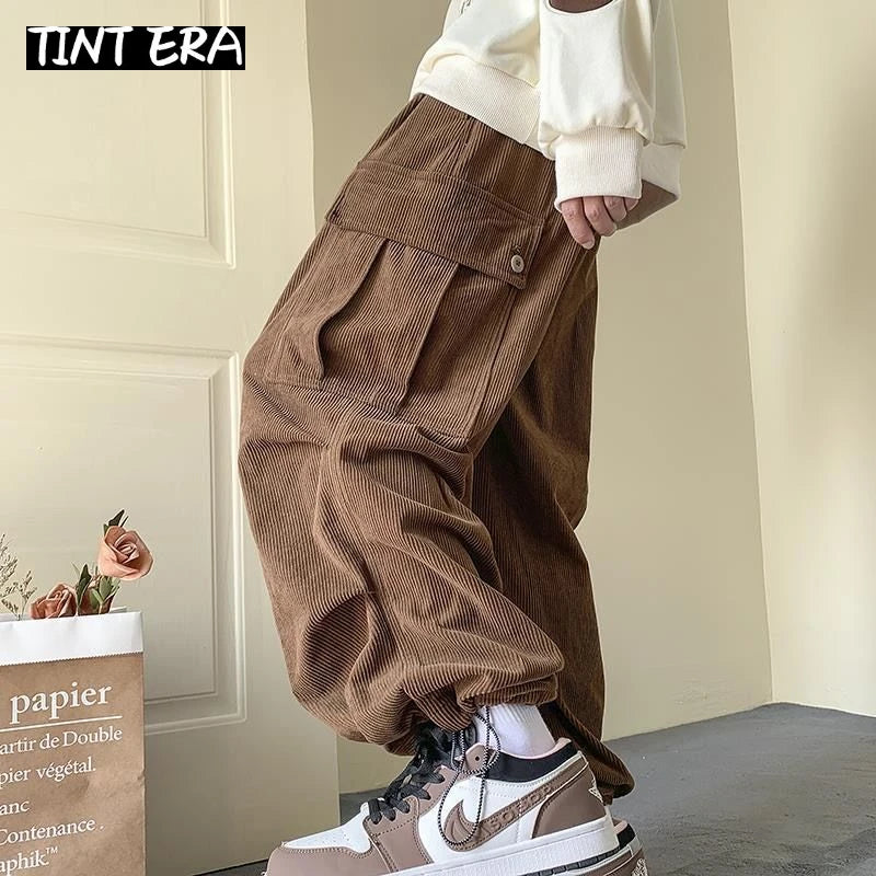 Cargo Vintage Pants For Men Streetwear