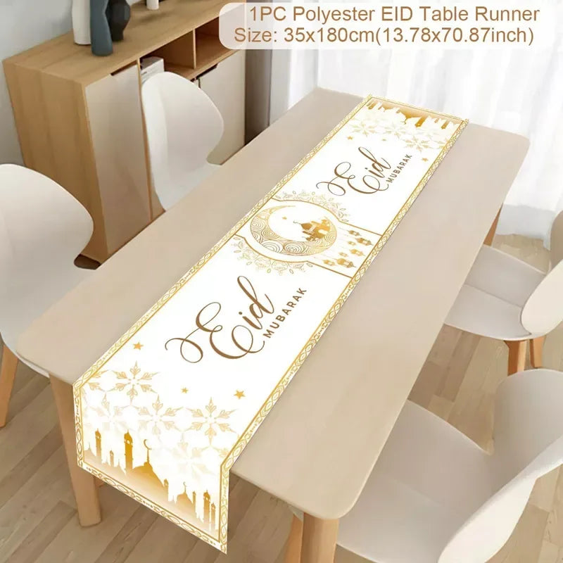 Tablecloth Table Runner Banner Balloons table runner-14
