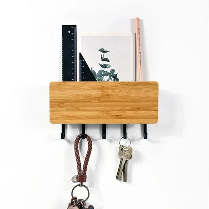 Wall Organizer Hooks Black