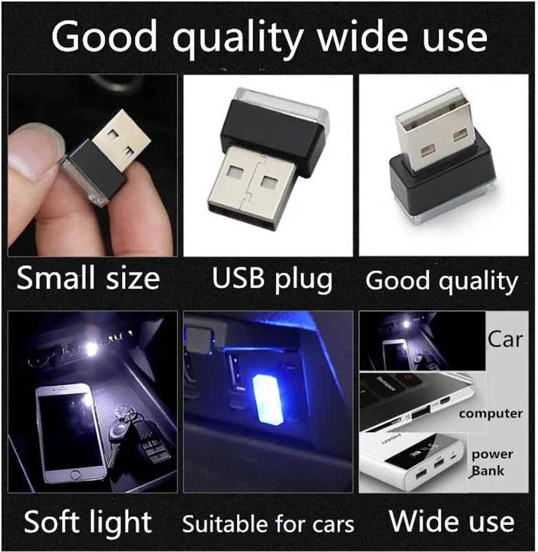 USB Car Atmosphere Lamp