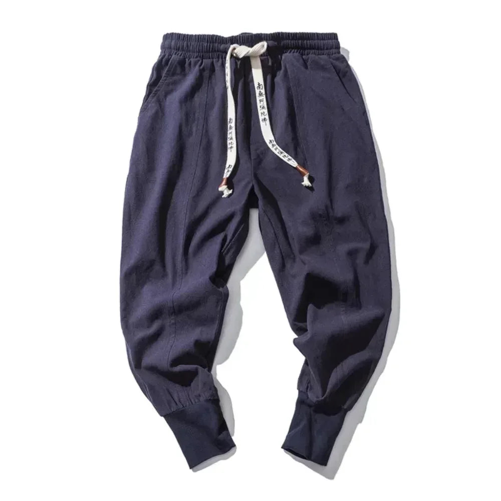 Elastic Men Streetwear Joggers 46Navy / US S