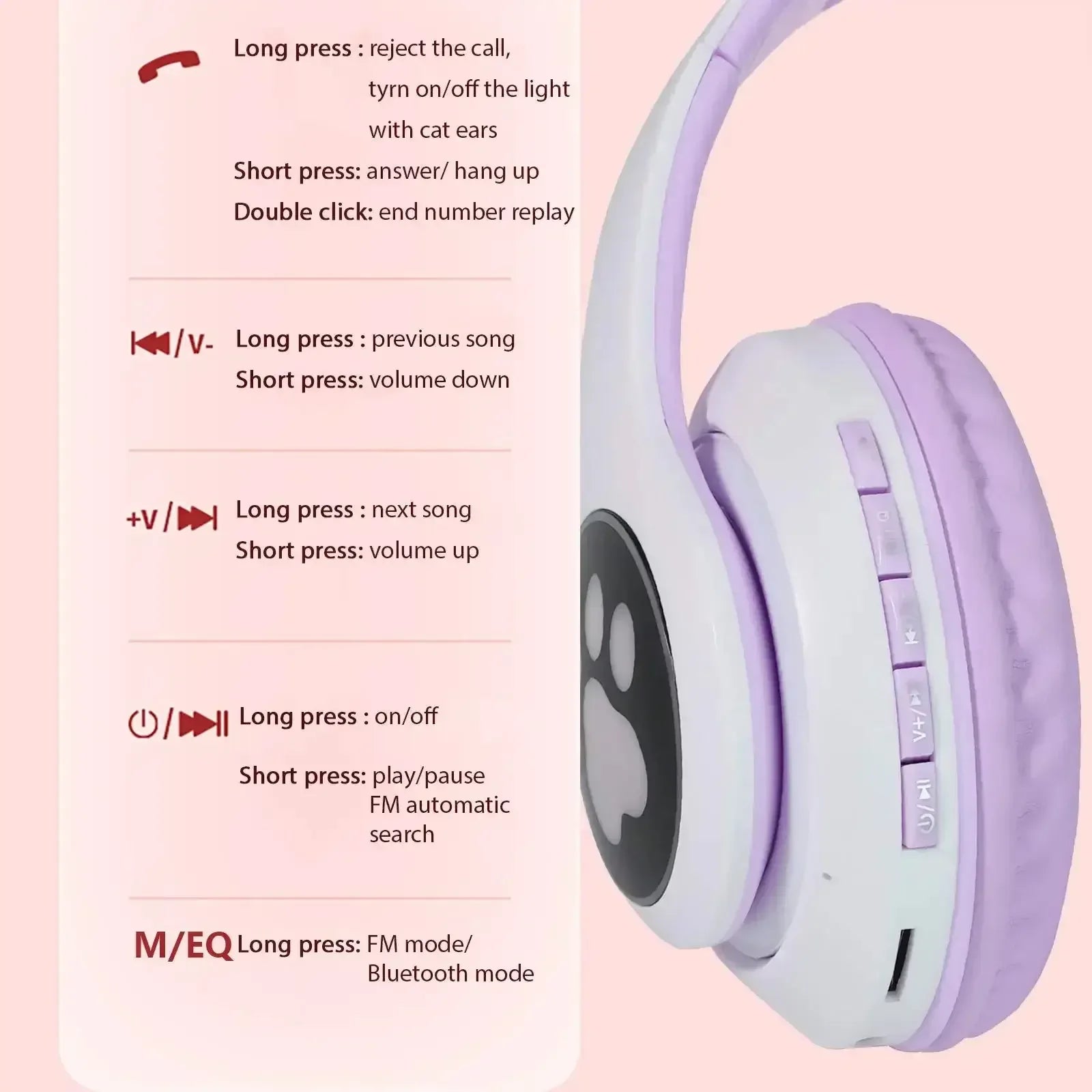 Wireless Headset with Bluetooth Technology black / United States