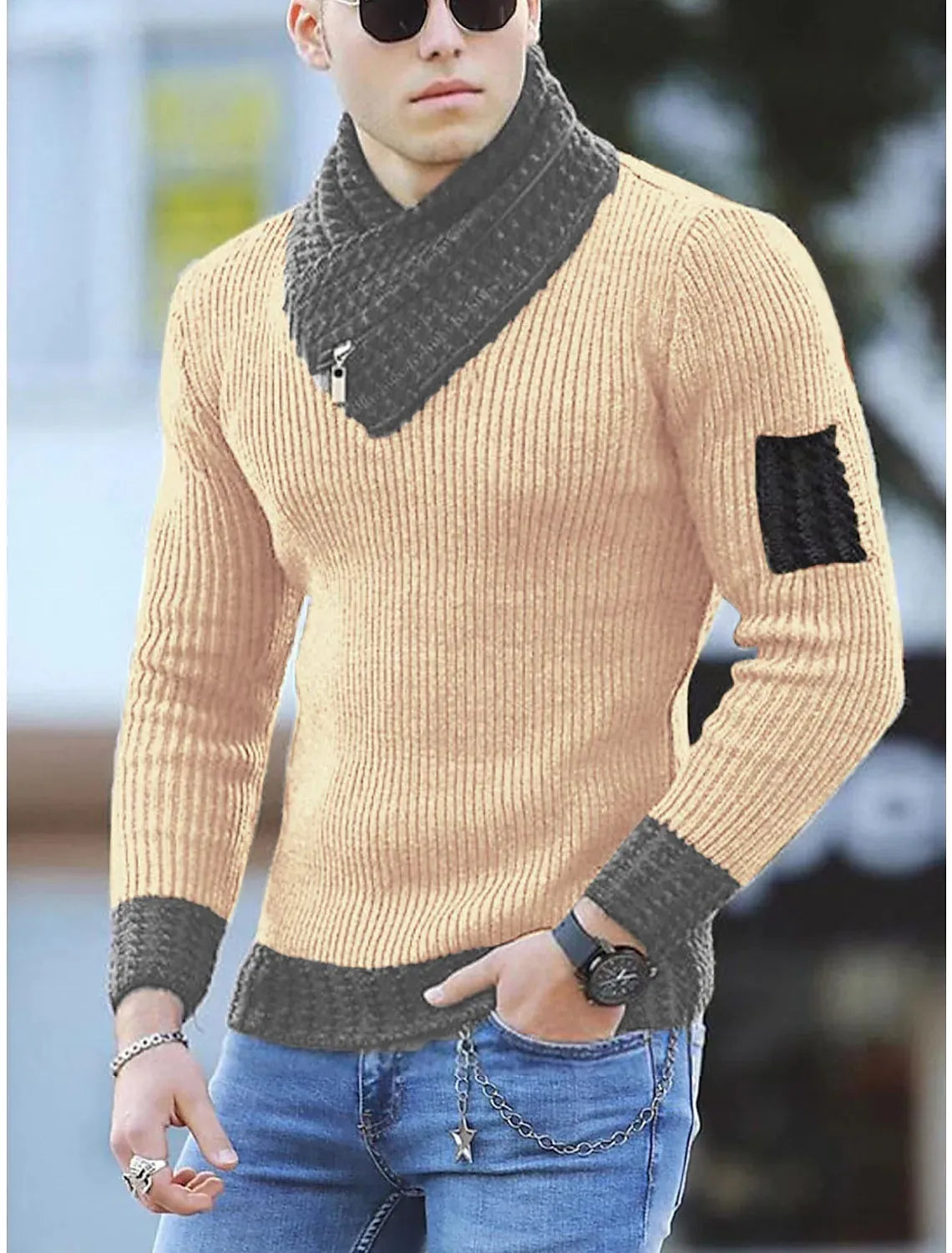 Knitted Sweater Wool Turtleneck