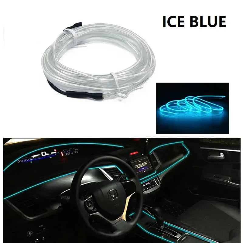 Neon LED Light Glow EL Wire String Strip Rope Minx