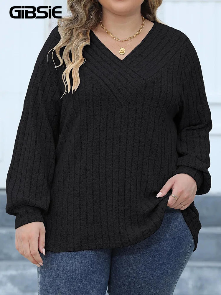 Plus Size Long Sleeve T Shirts for Women