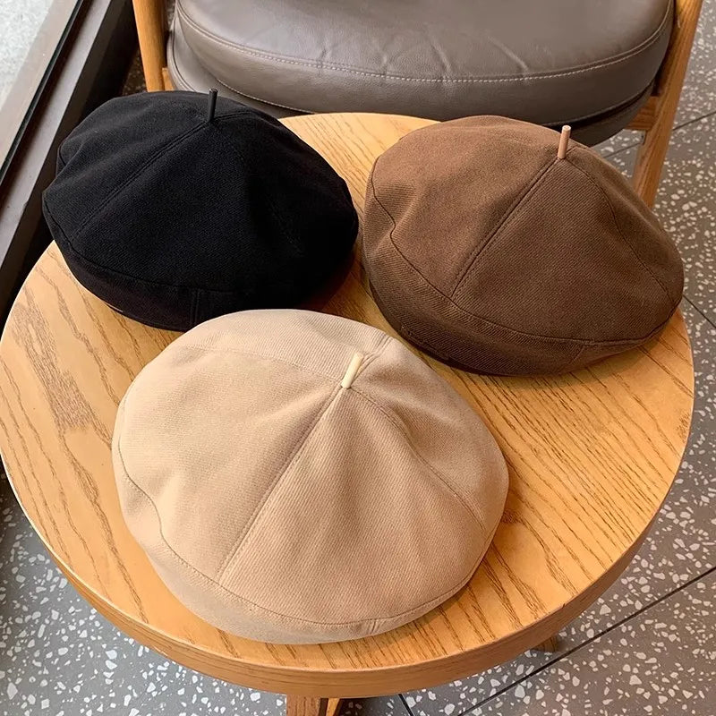 Autumn Winter New Sweet Cool Light Luxury Woolen Hats