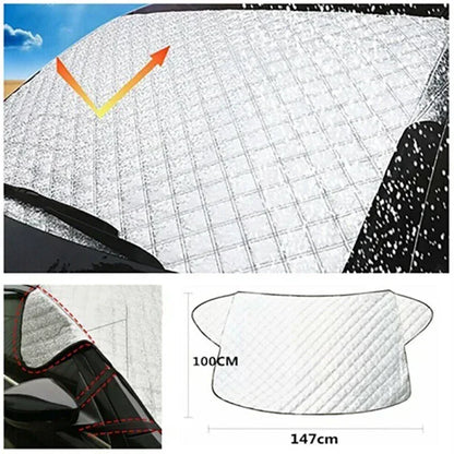 Car Windshield Sunshade Protector Snow Cover Winter Ice Frost Guard Default Title