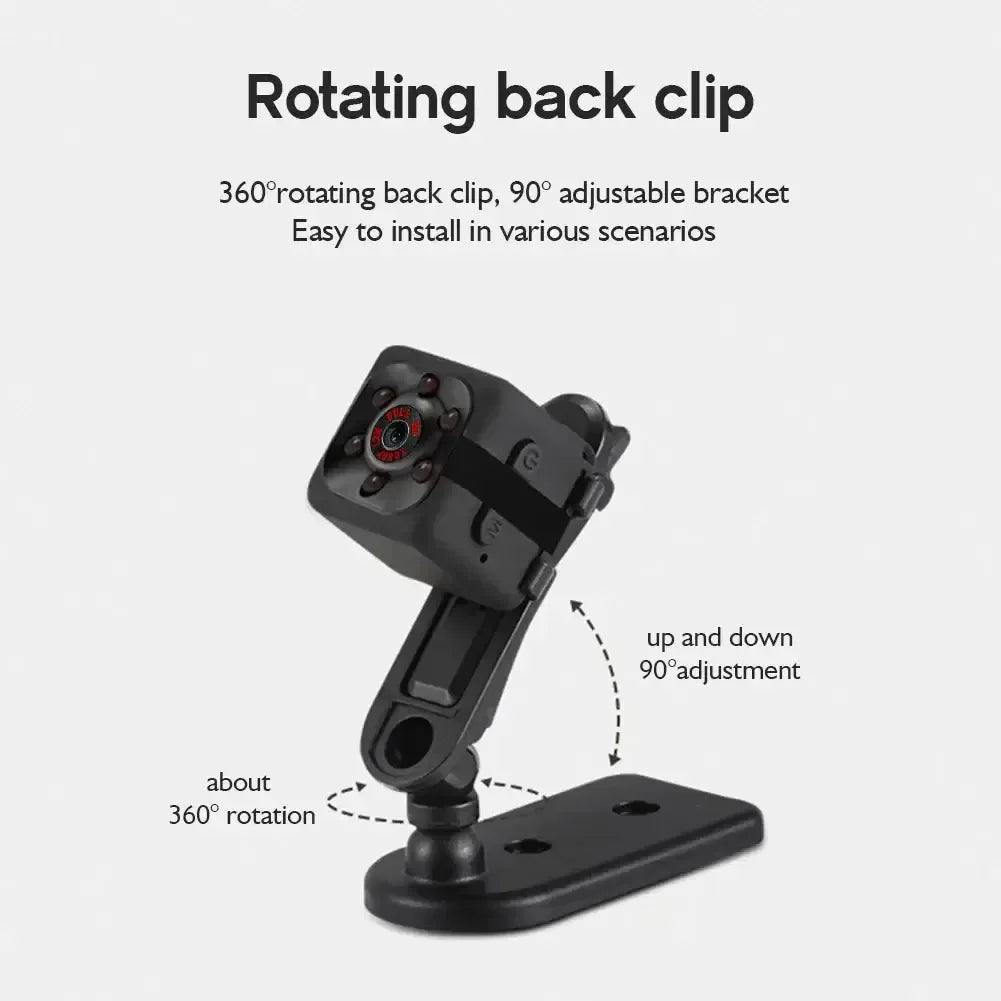 Mini Portable Camera black / 32G CARD / United States