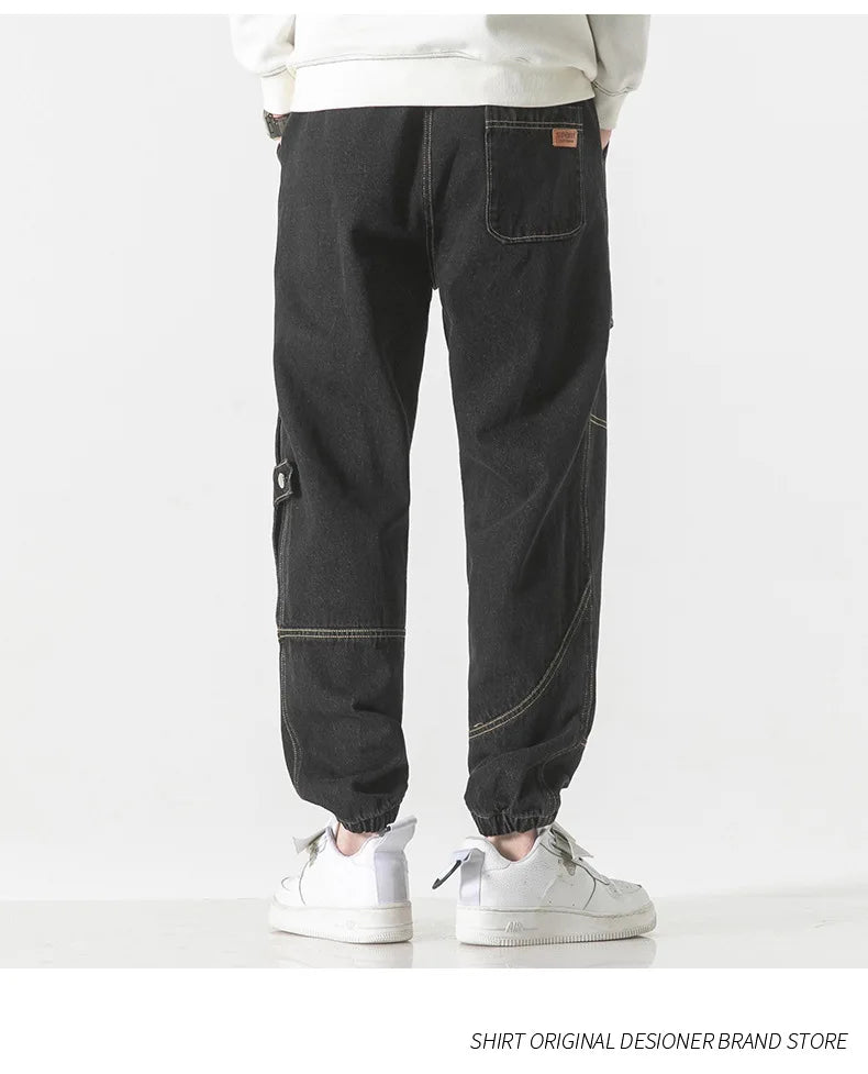 Plus Size Men's Cargo Jogger Jeans