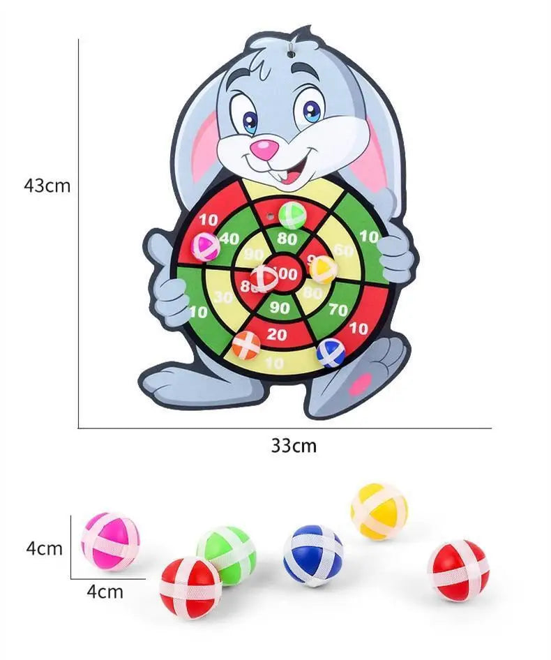 Animal Dart Board Sticky Ball