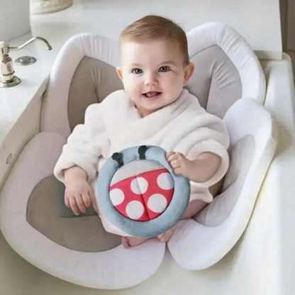 SafeNest Baby Bath Seat for Newborns & Infants Gray / United States