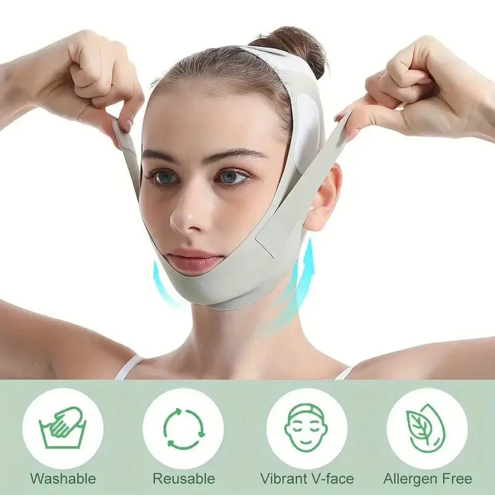 Face Slimming Bandage green