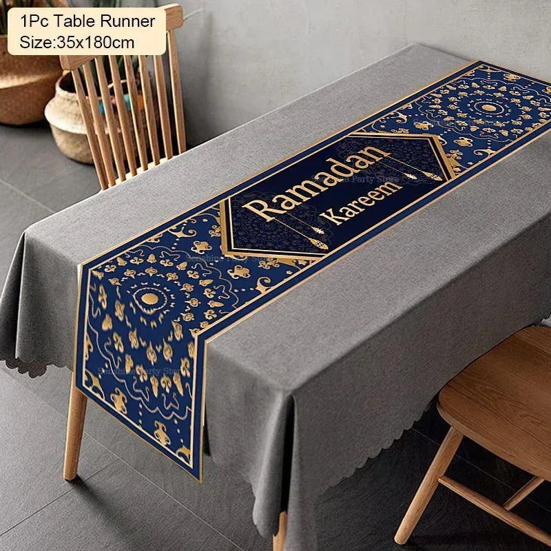 Tablecloth Table Runner Banner Balloons table runner-05
