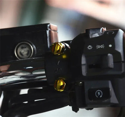 Motorcycle accessories Decoration nut Cover black