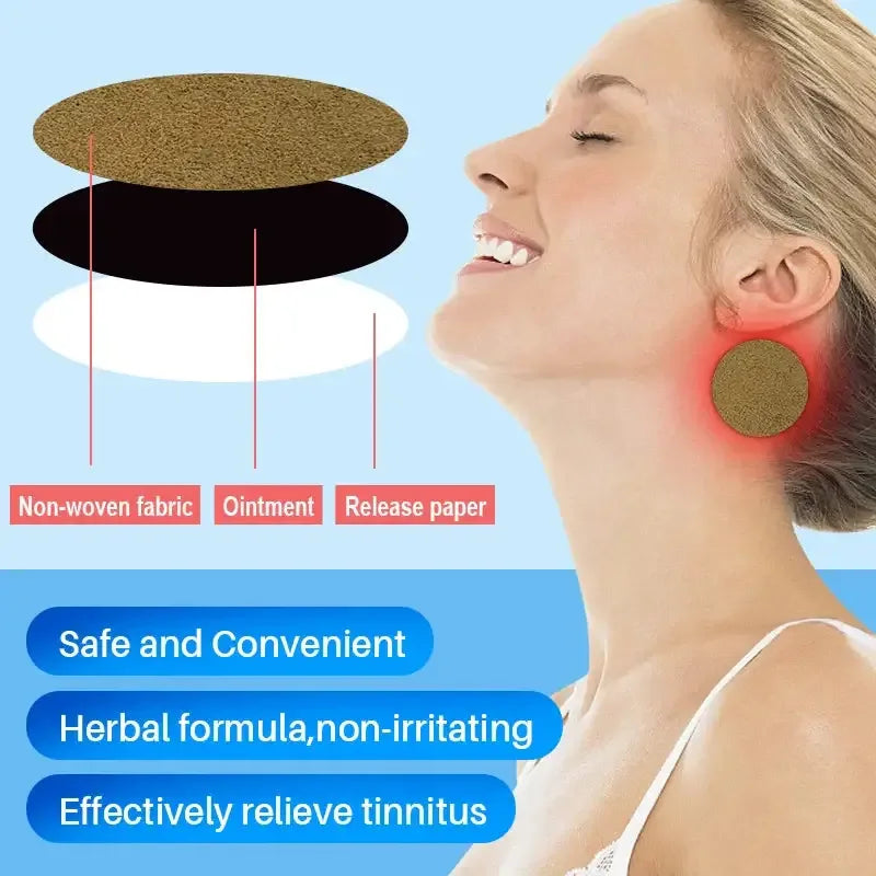 Ear Bead Patch Auriculotherapy Acupressure Tinnitus Relief Patch 12PCS