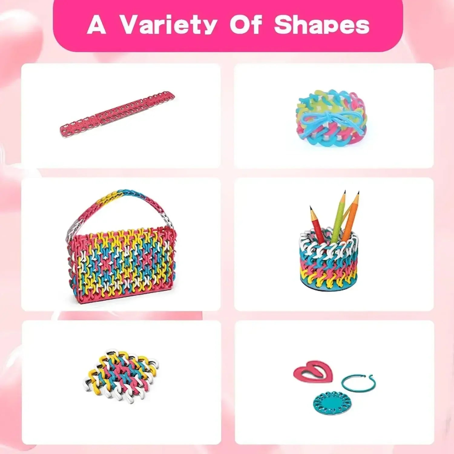 DIY Ribbon Weaving Bracelet & Jewelry Making Kit for Kids United States