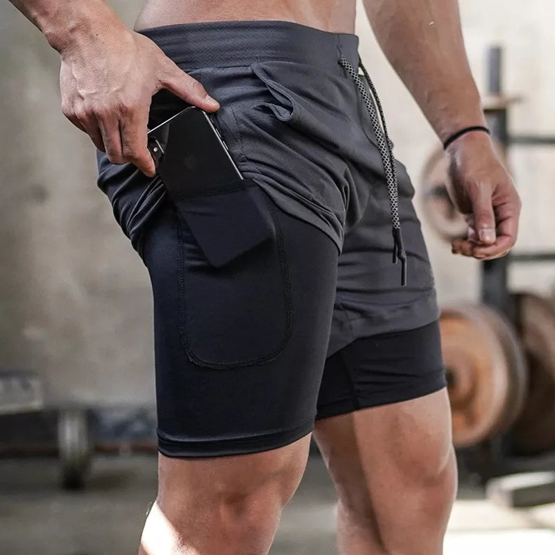 Sports Shorts 2 In 1 Quick Dry