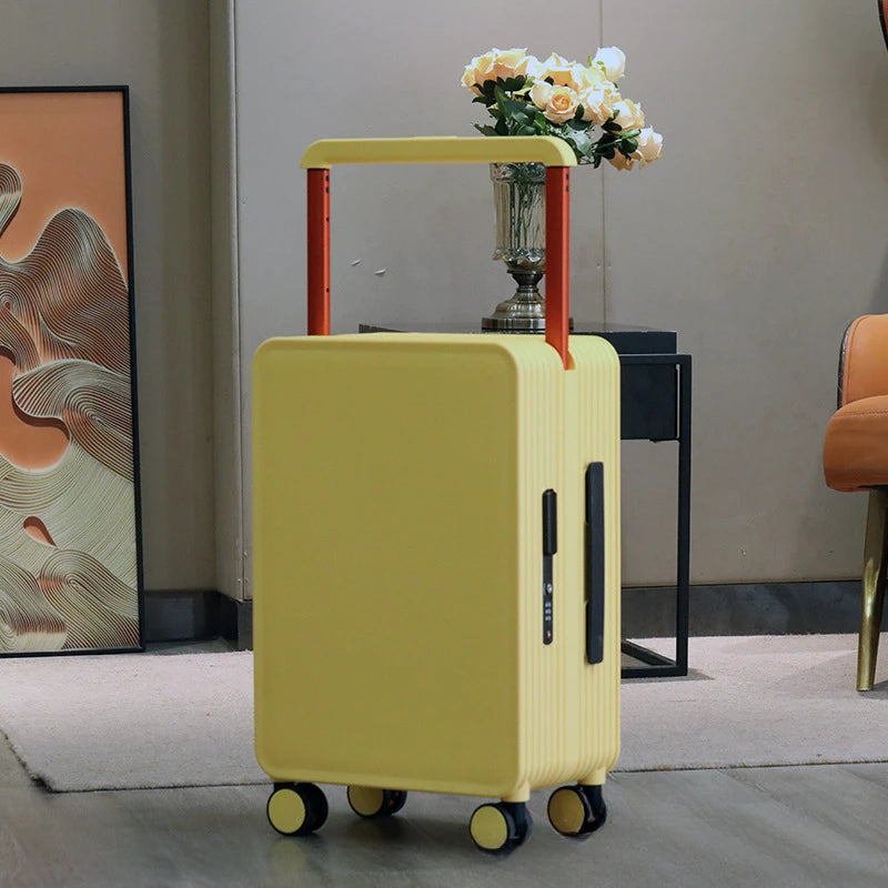 Fashion Width Draw-Bar Luggage Universal Wheel