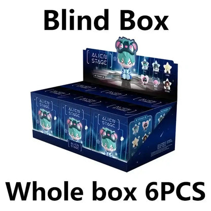 6PCS Alien Stage Free Stage Blind Box Collectible Figures Full Set / United States