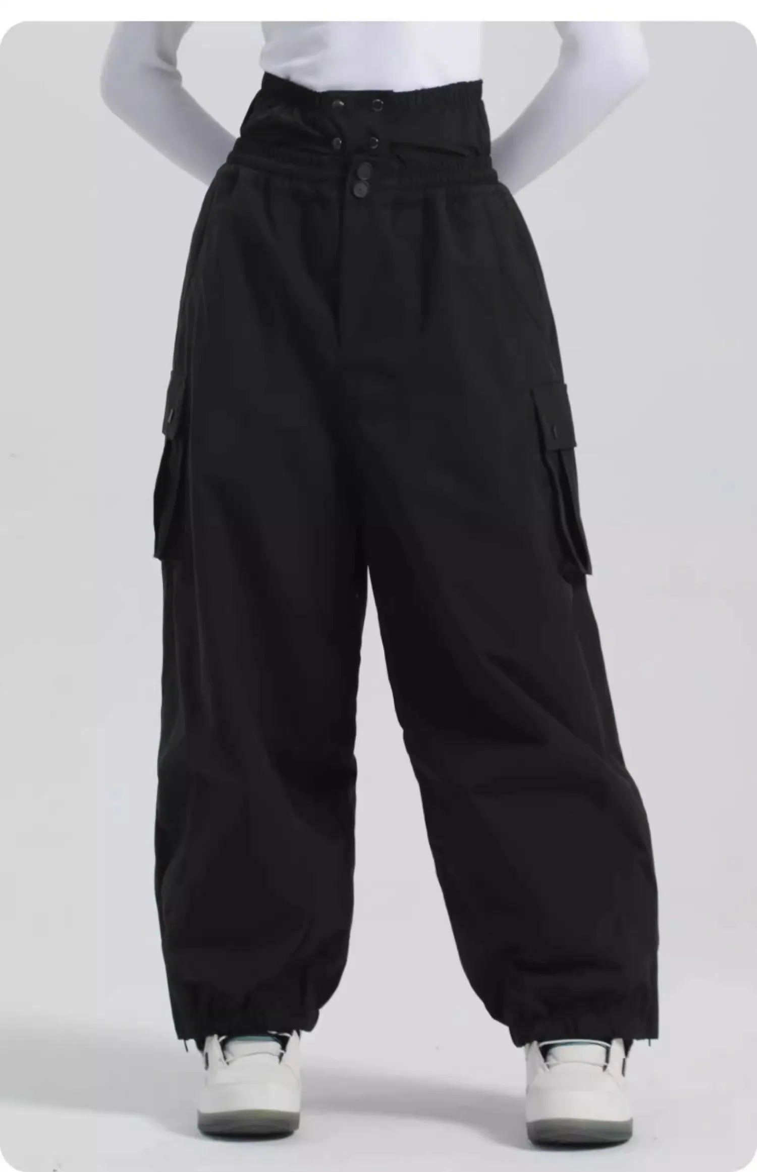 Snow pants for women's large waist protection and ski pants