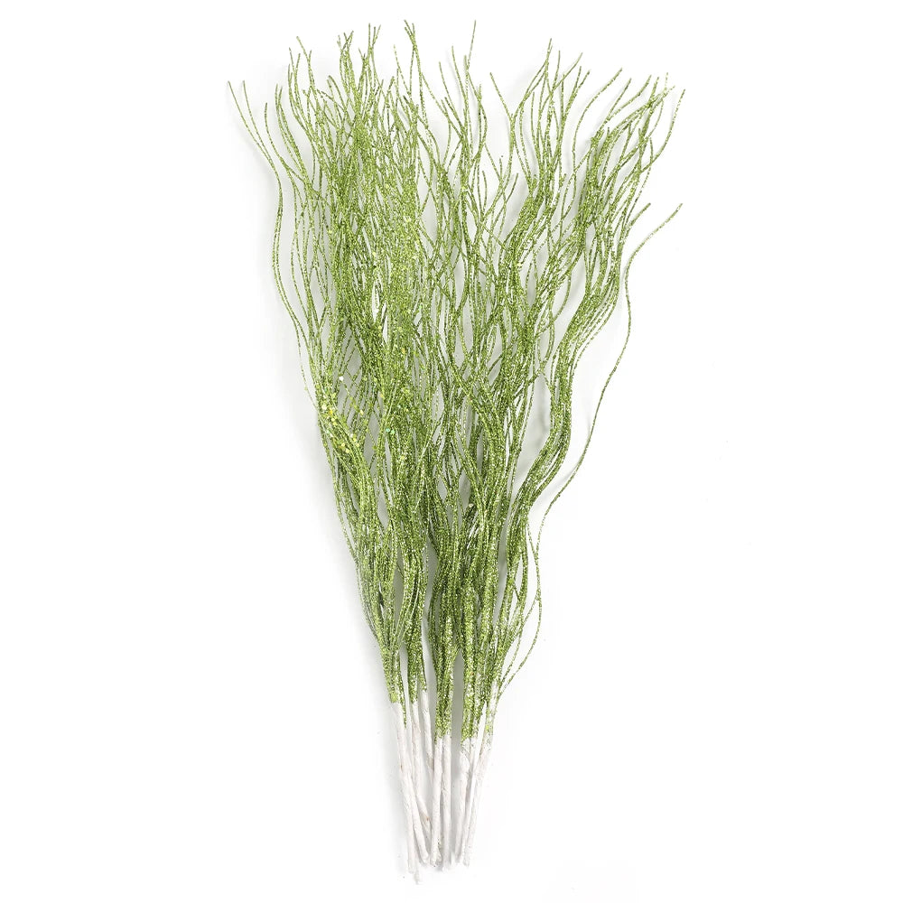 Glitter Foam Berry Christmas Bouquet – 5Pcs Festive Holiday Floral Decor