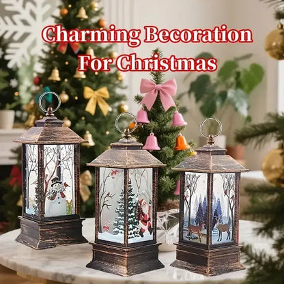 Christmas LED Candle Holder Set 3pcs / United States