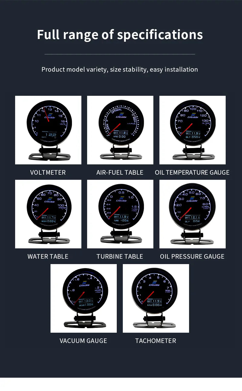 Digital Display Racing Meter