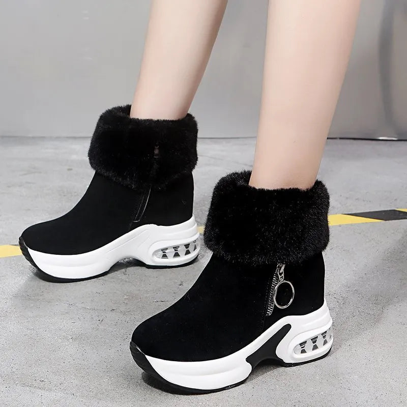 Winter Women Warm Sneakers Platform Snow Boots