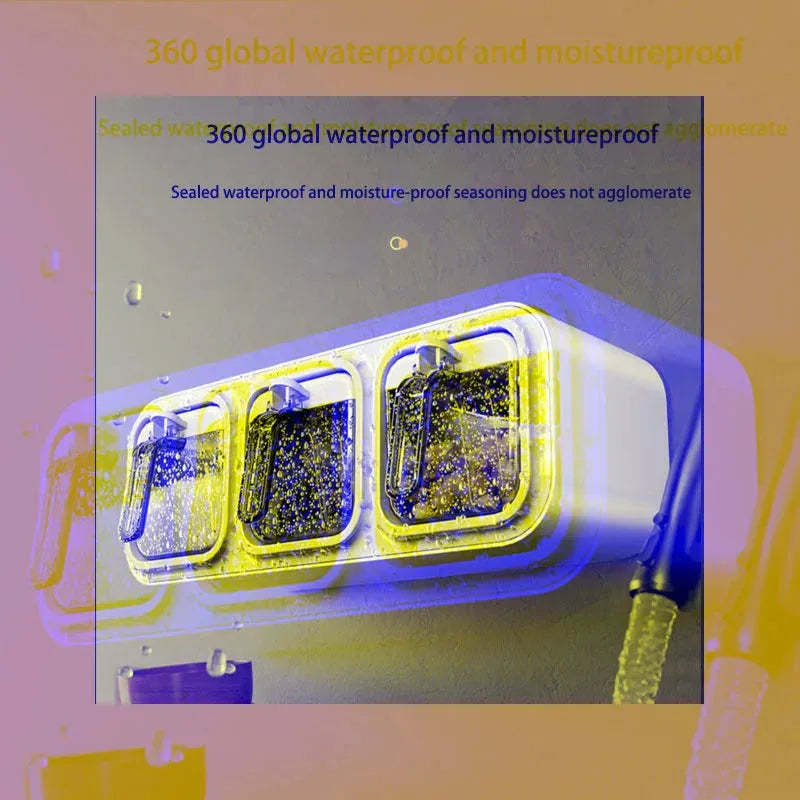 Wall Mount Spice Rack Organizer A1