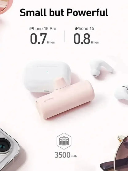 Mini Power Bank for iPhone 4500mAh - Pink / 2600-4999mAh / United States
