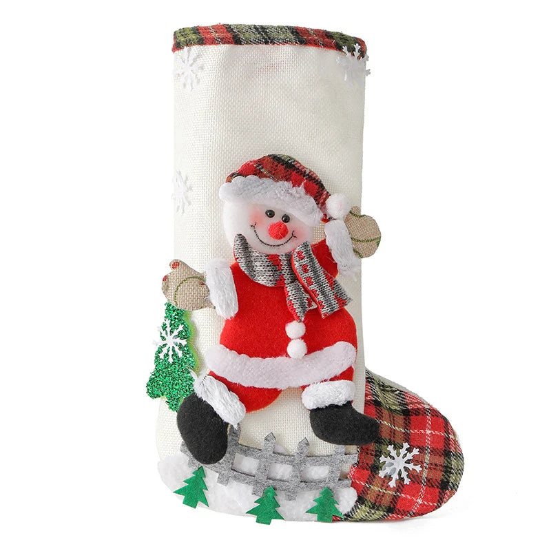Christmas Socks & Candy Gift Bag Set