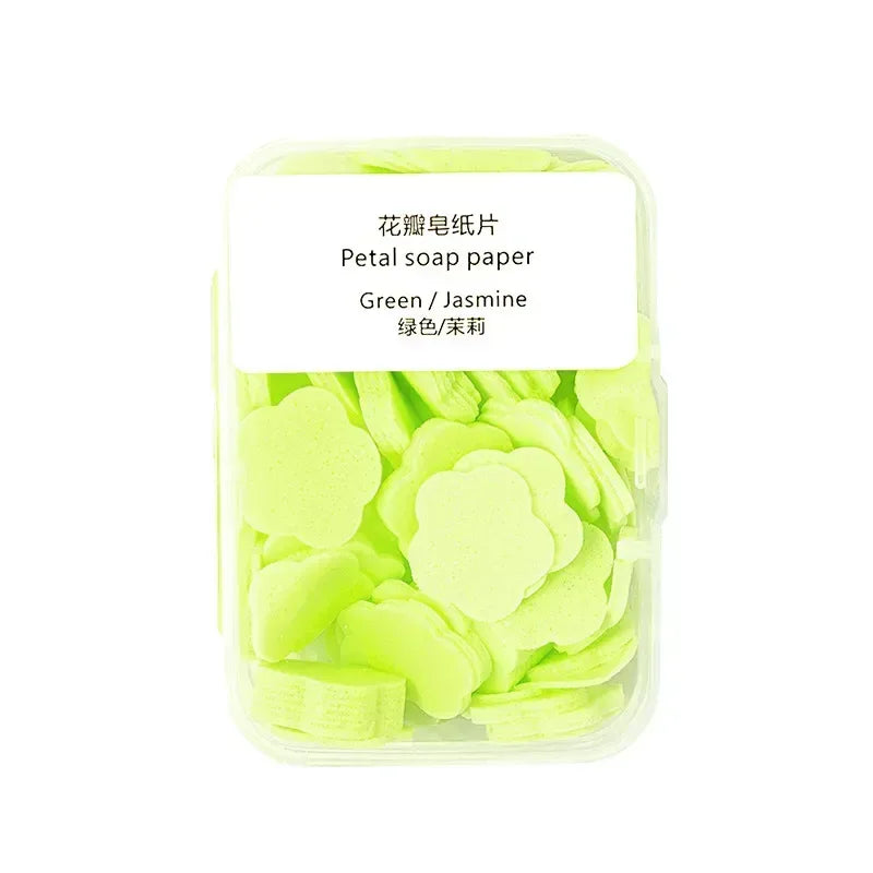 Disposable Scented Mini Paper Soap for Hand Washing No.7 100pcs