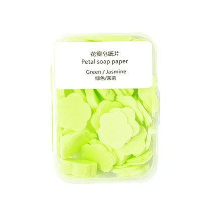 Disposable Scented Mini Paper Soap for Hand Washing No.7 100pcs