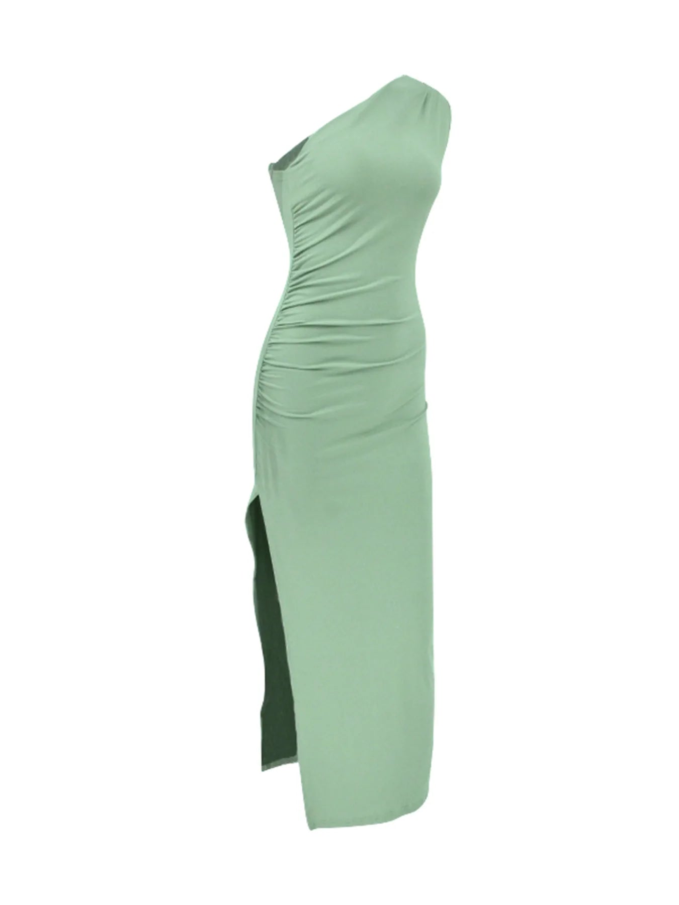 Fashion Sexy Split Sleeveless Backless Slim Maxi Dress