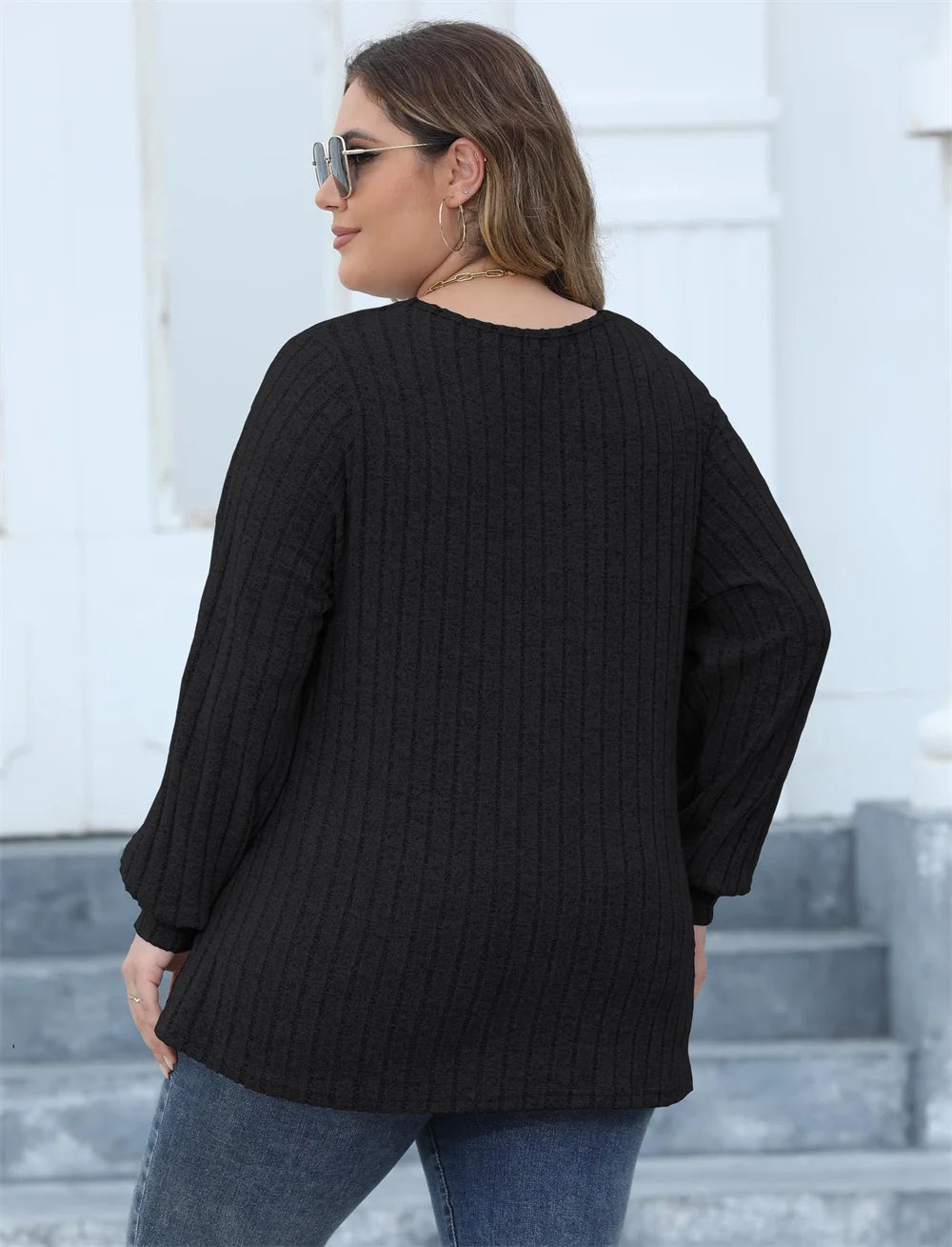 Plus Size Long Sleeve T Shirts for Women