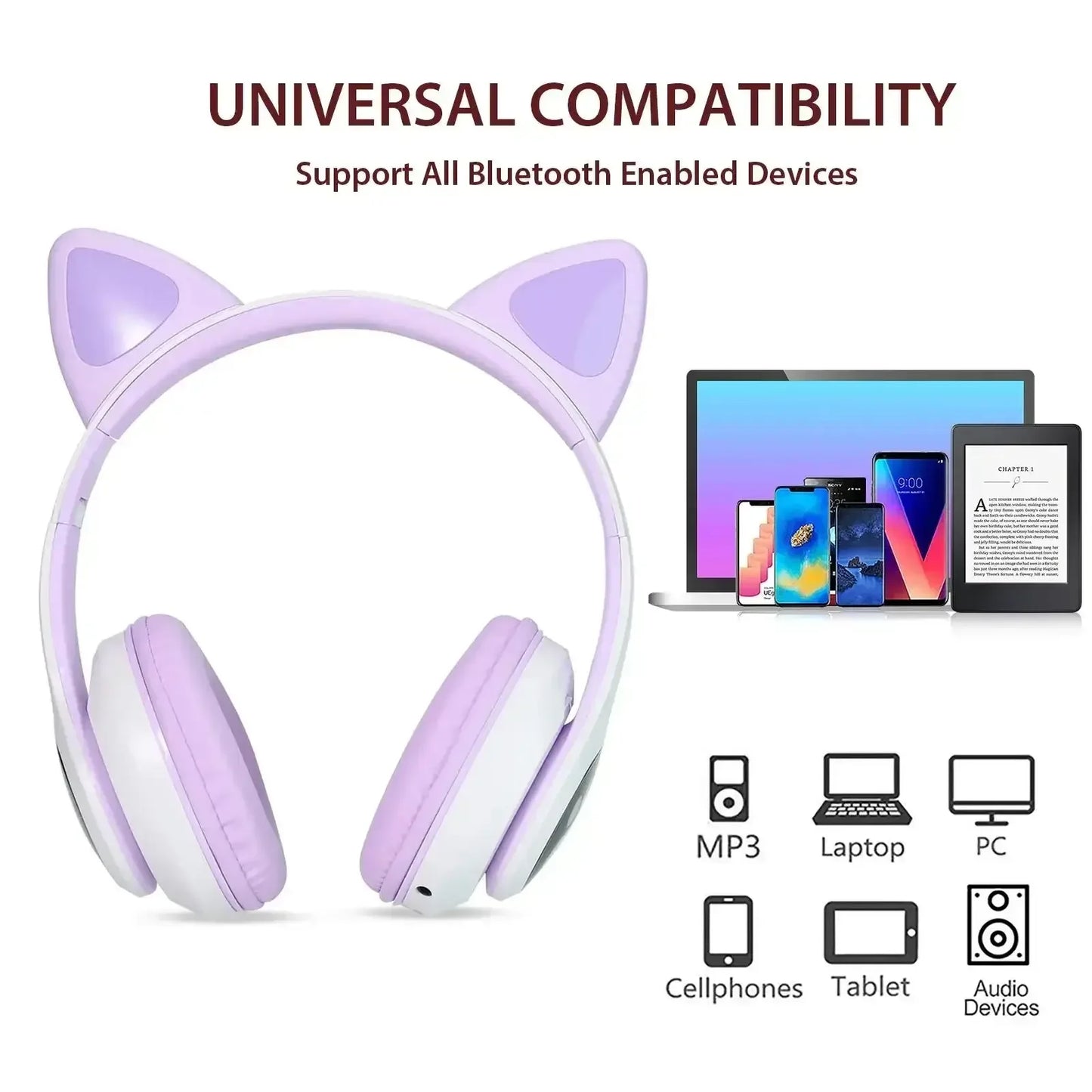 Wireless Headset with Bluetooth Technology black / United States