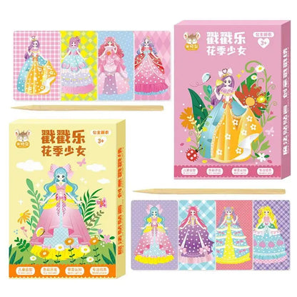 DIY Princess Painting & Sticker Craft Kit for Kids