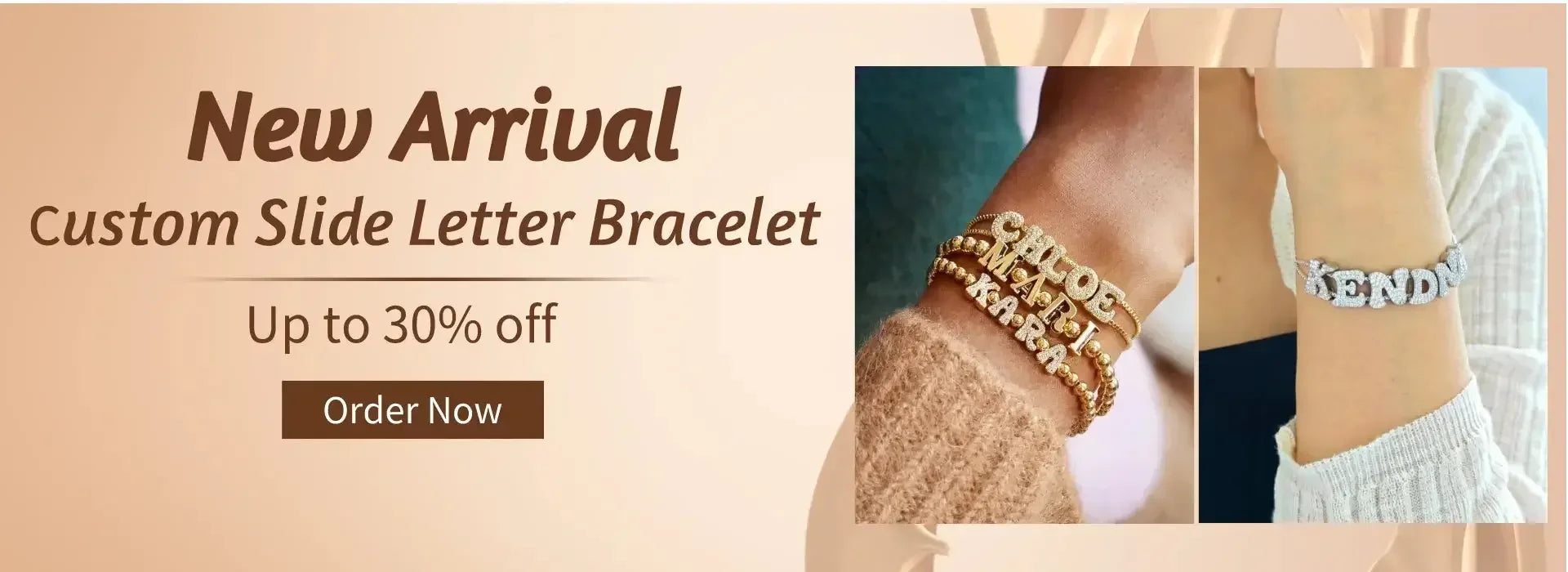 Photo Projection Bracelet – Personalized Heart Charm Woven Rope Chain pink rope / Adjustable / rose gold beads