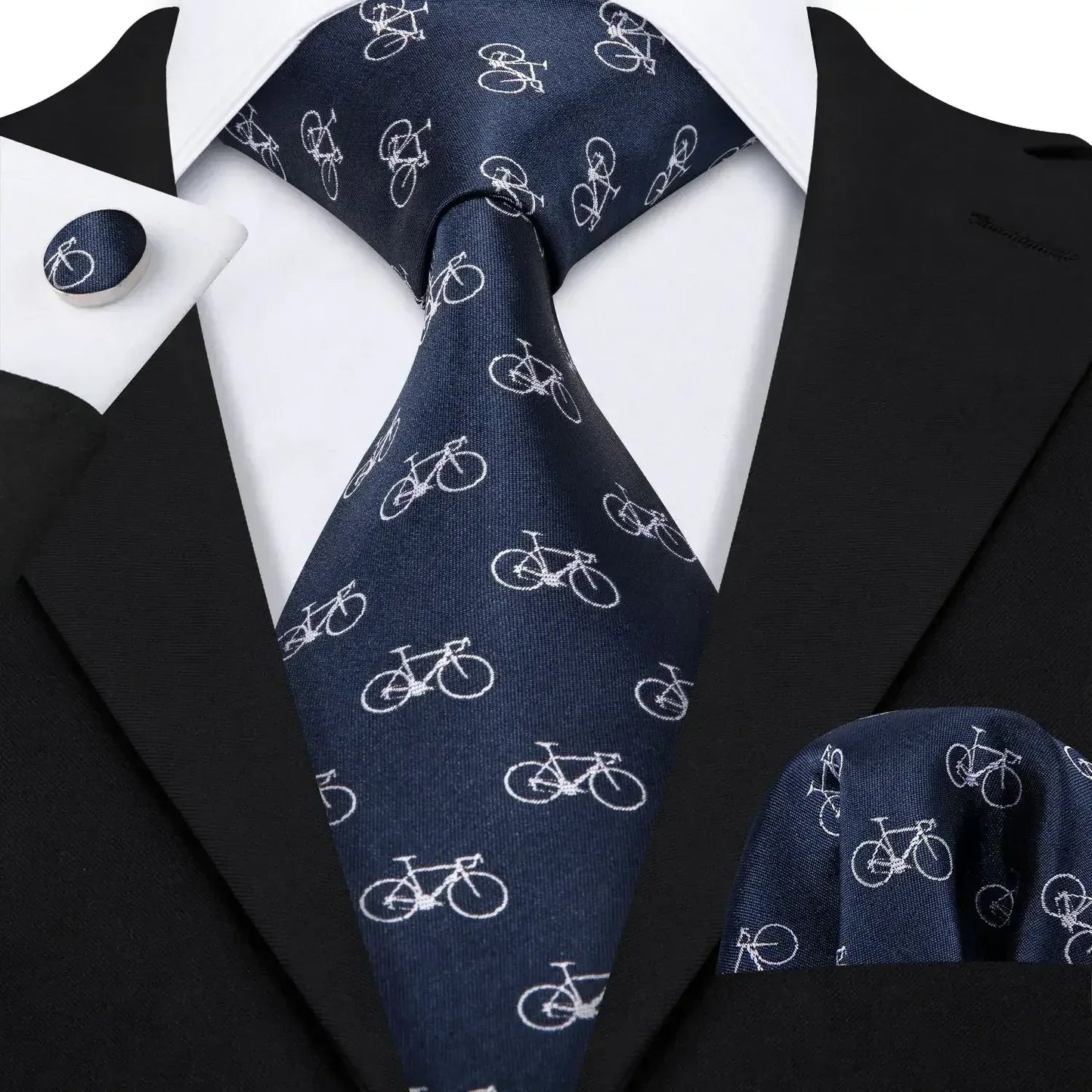 Red Skull Silk Tie Set with Handkerchief – Designer Men’s Necktie for Wedding, Business & Parties 5066 / United States