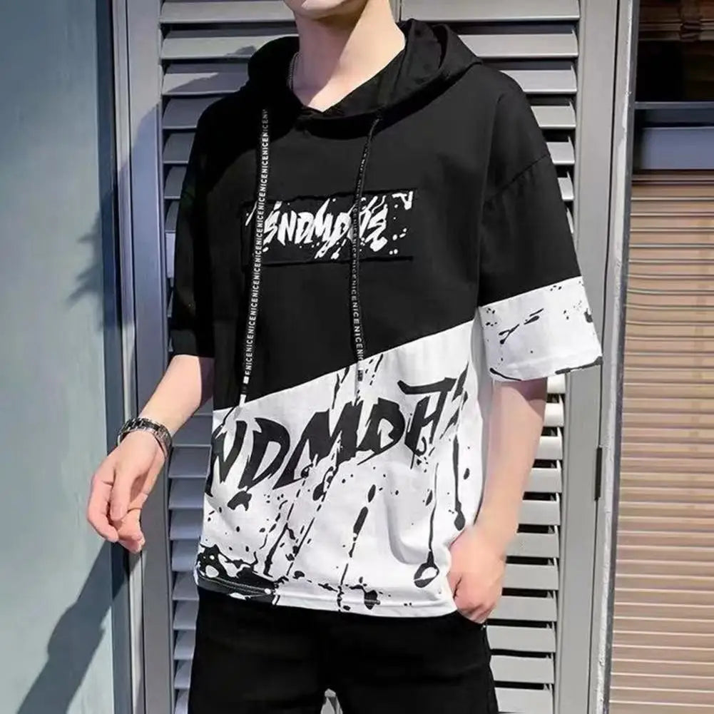 Sweatshirt Hip Hop Drawstring Summer Top