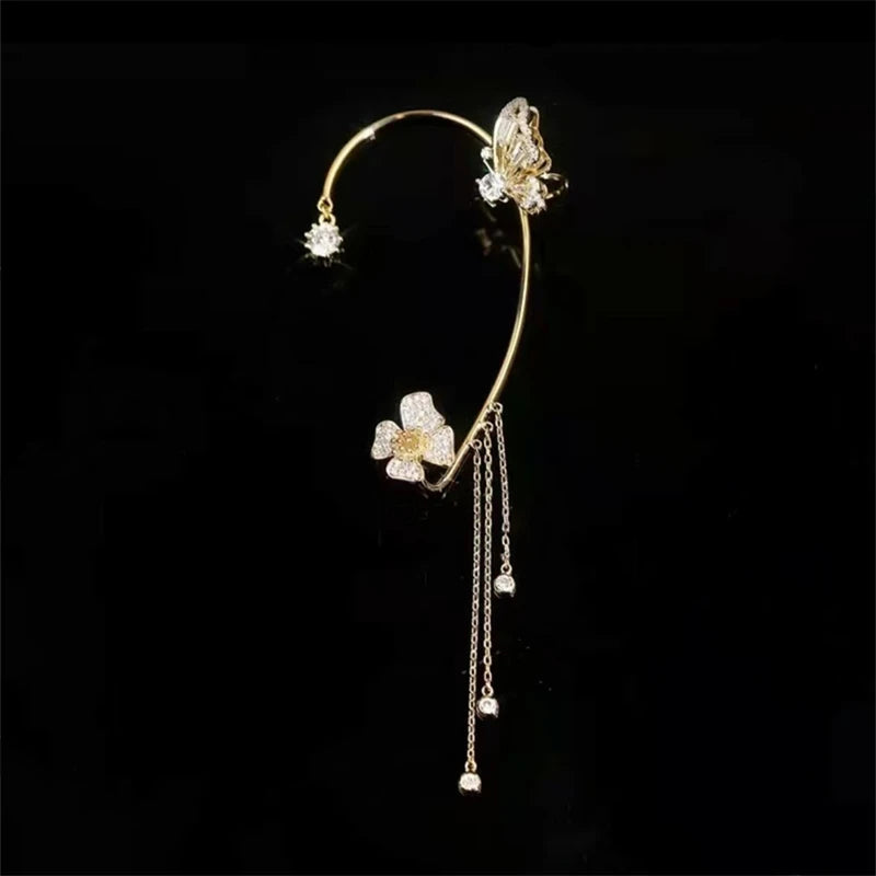 Ear Cuff Without Piercing Tassel Clip Earrings