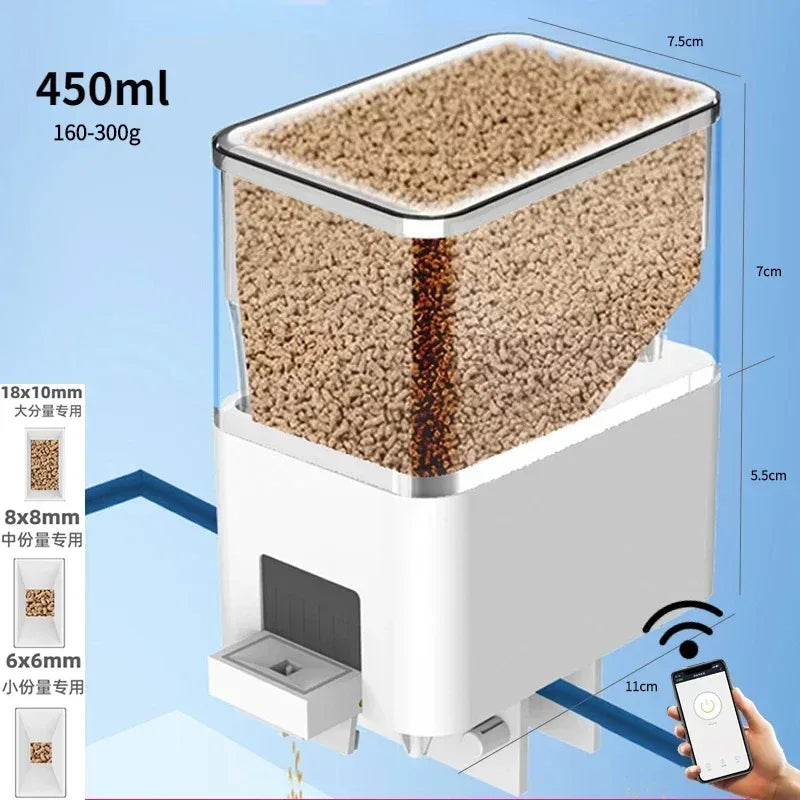 Wifi Wireless Intelligent Remote Control Fish Tank Dispenser high-capacity