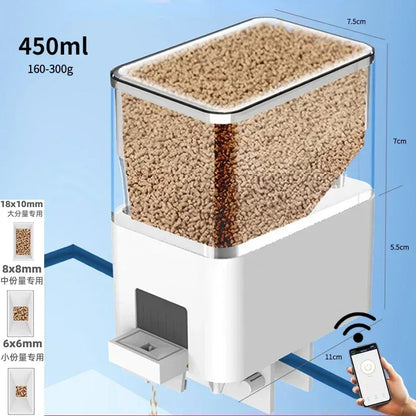 Wifi Wireless Intelligent Remote Control Fish Tank Dispenser high-capacity